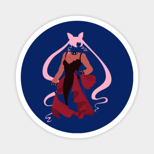 Black Lady Minimal Magnet